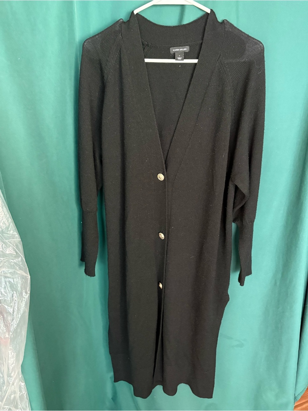 Karen Millen Black Knit Cardigan